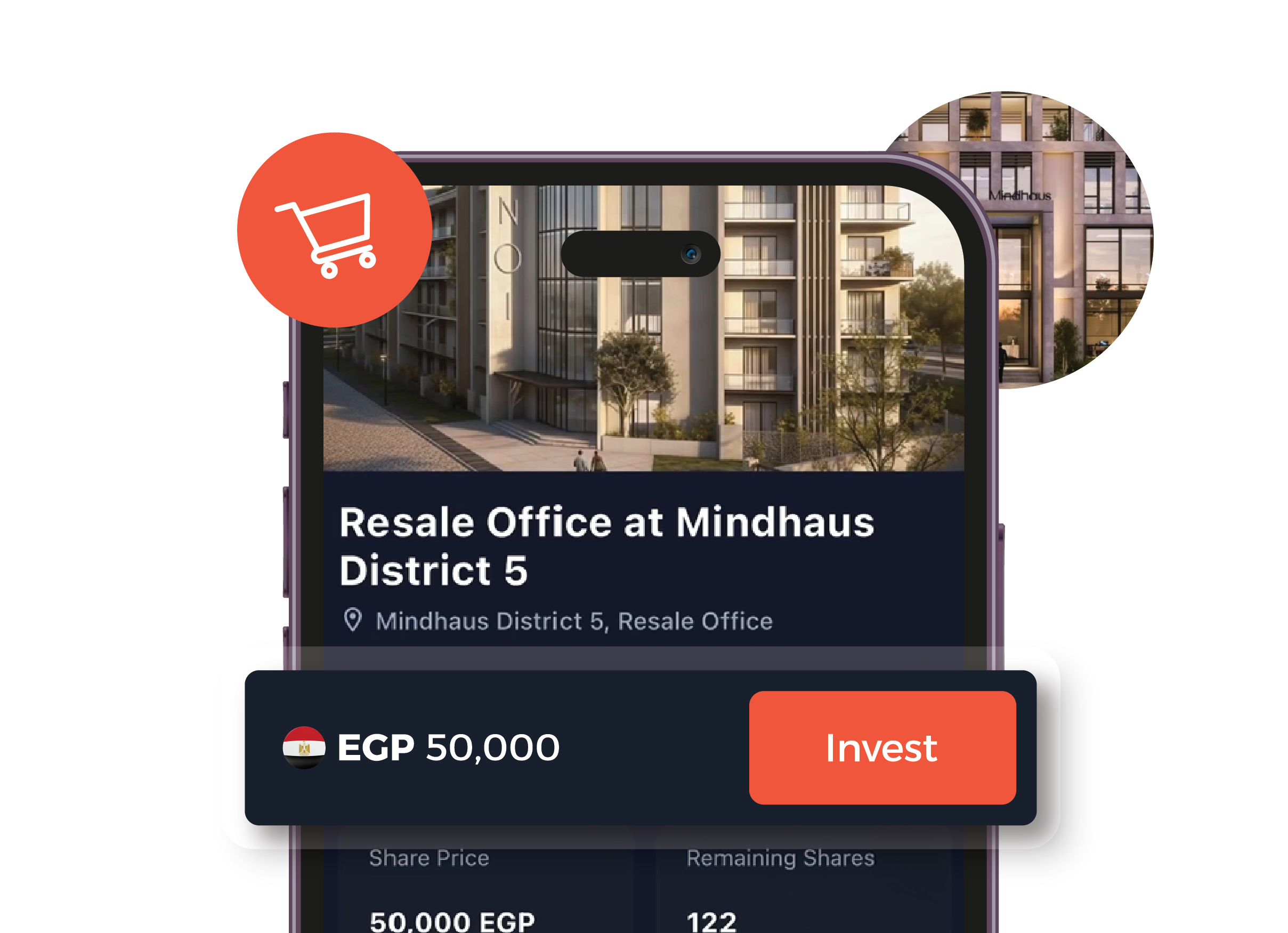 اشترِ حصتك بدءًا من 50,000 جنيه